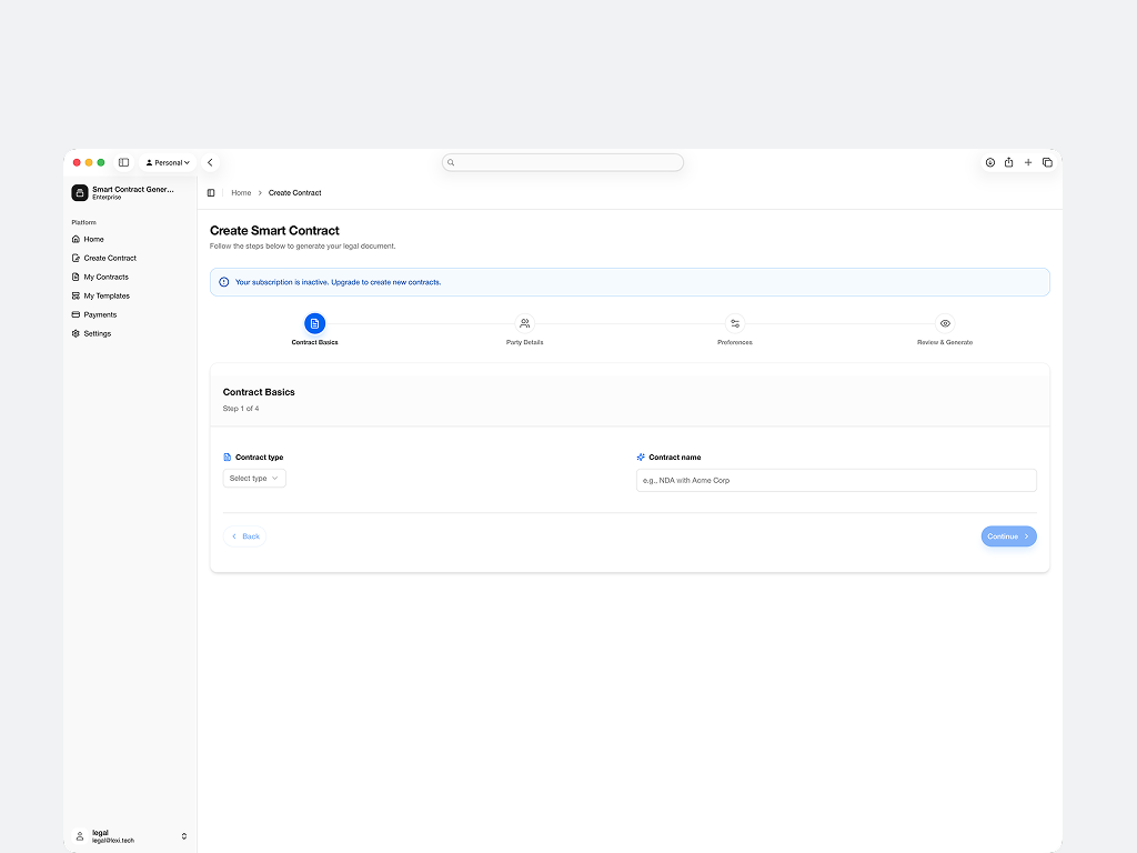 A second screen from the other project collection.